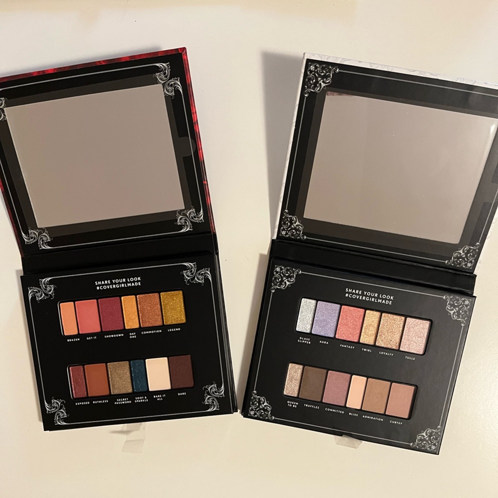 New Covergirl Ascension & Revolution Eyeshadow Palette versatile matte & shimmer